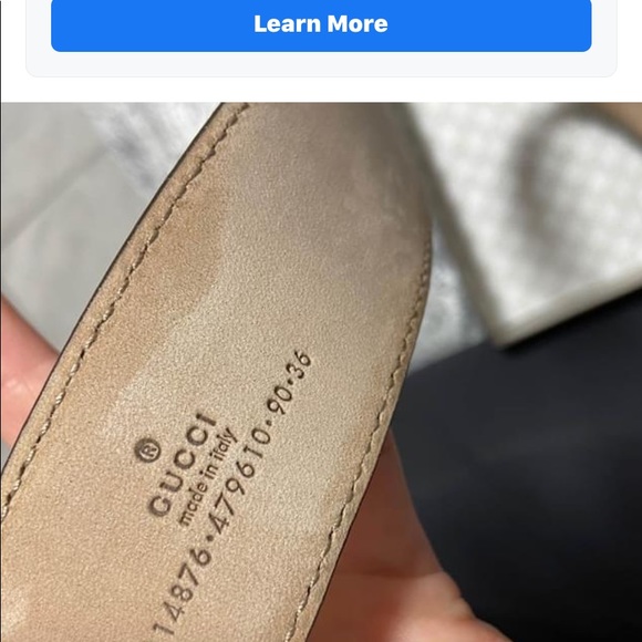 Authentic Gucci Belt - Picture 2 of 5